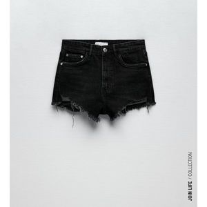 Zara High Rise Denim Shorts